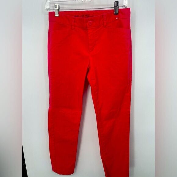 Gap khakis slim city‎ size 0 red pants - Picture 1 of 5